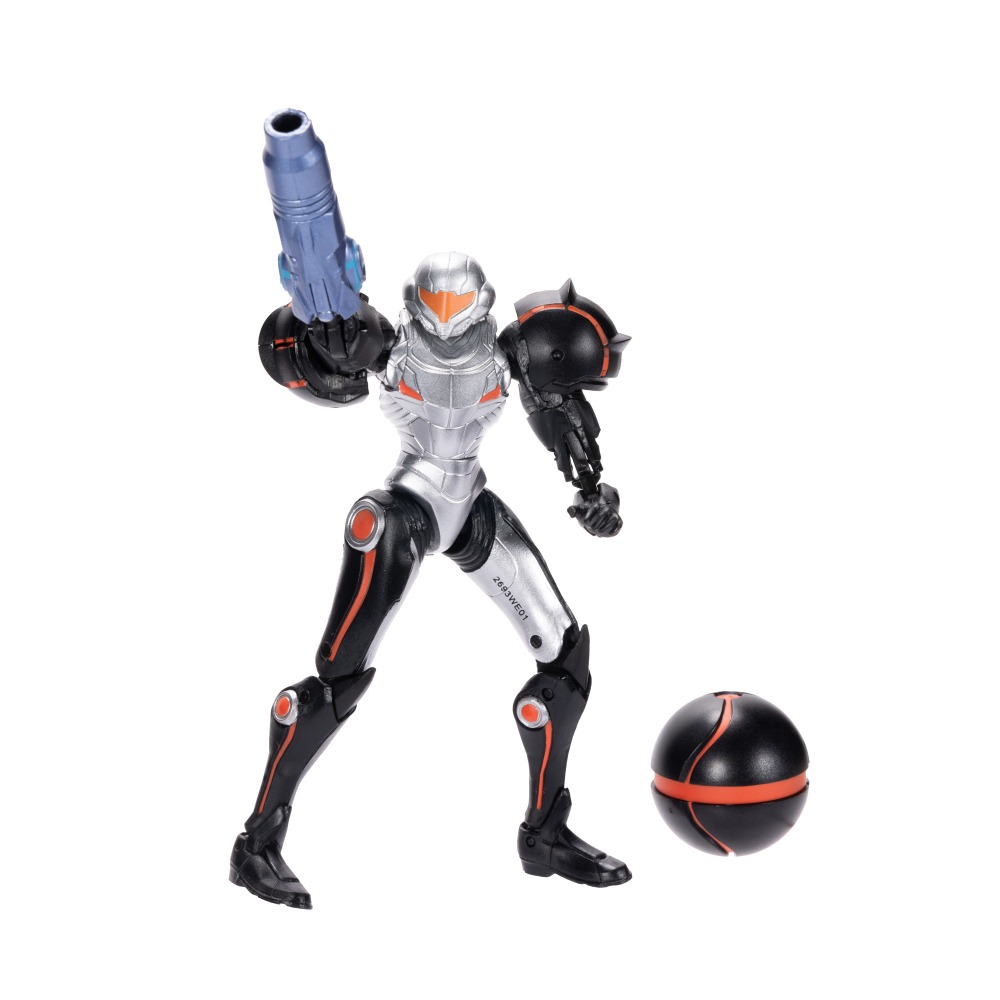 Boneco Samus De 12Cm Com Morph Ball - Nintendo