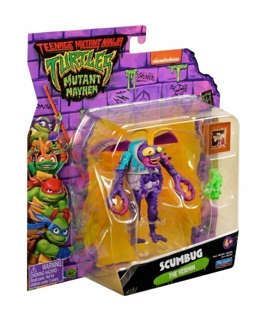 Boneco Scumbug De 9Cm Do Filme - As Tartarugas Ninja