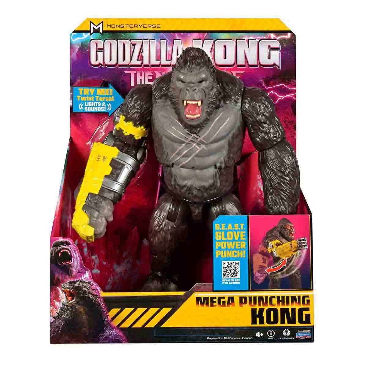 Boneco Kong De 33Cm Com Luz E Som - Godzilla Boneco Kong De 33Cm Com Luz E Som - Godzilla