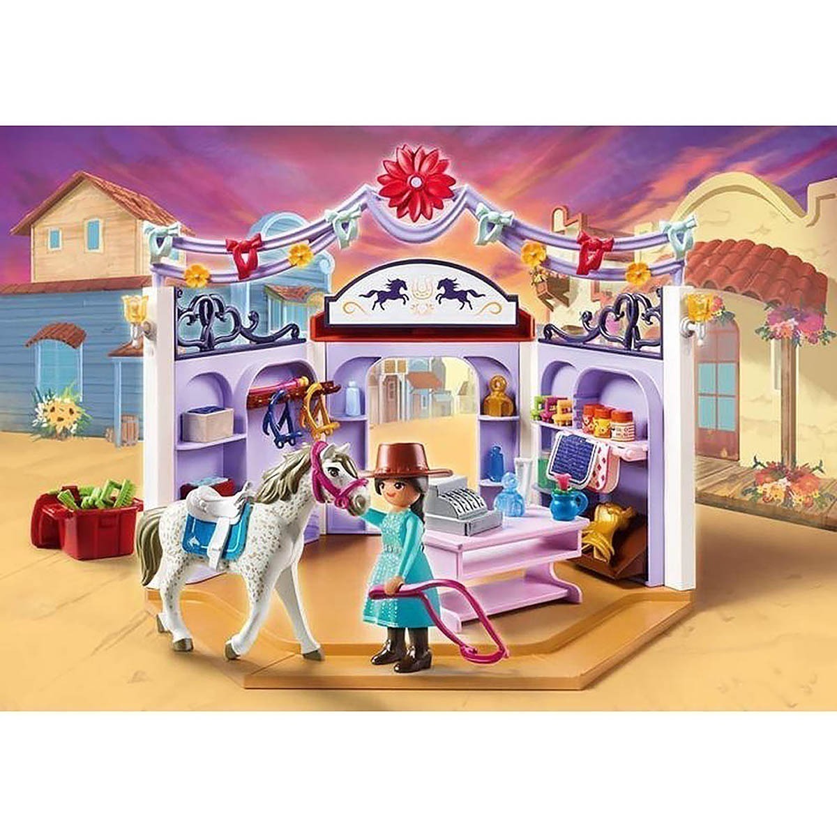 Playmobil - Miradero Loja De Equitação - Spirit - 70695