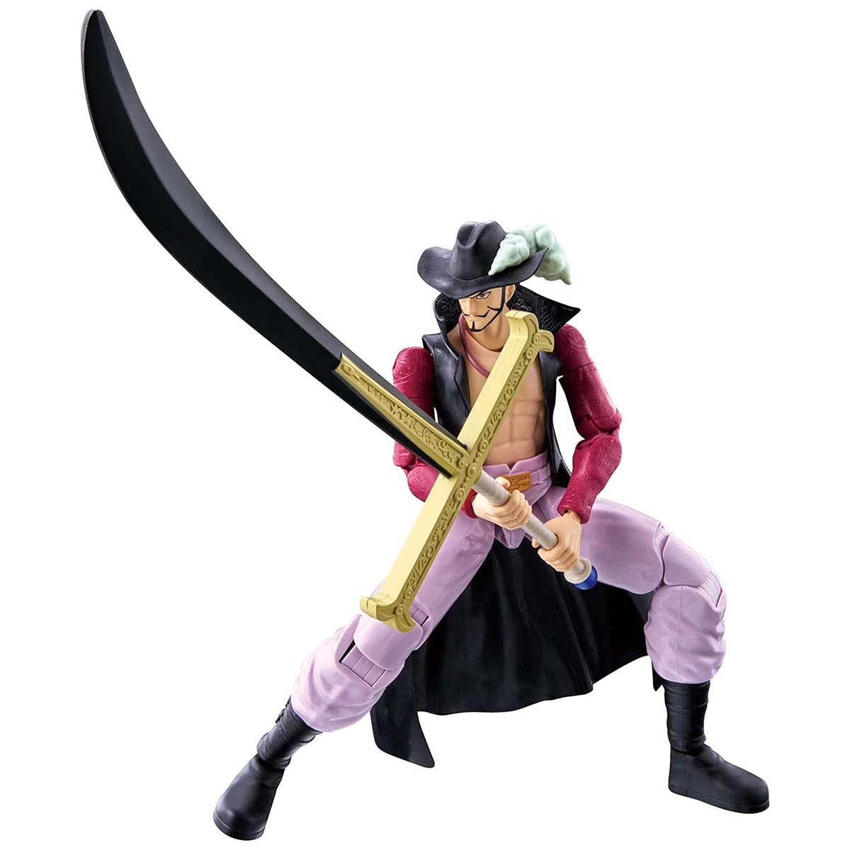 Boneco Dracule Mihawk de 16cm com Acessórios - One Piece