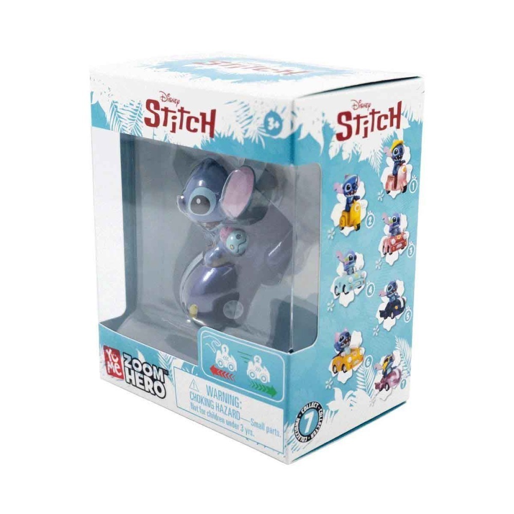 Carrinho Azul Marinho De Friccao Do Stitch - Stitch