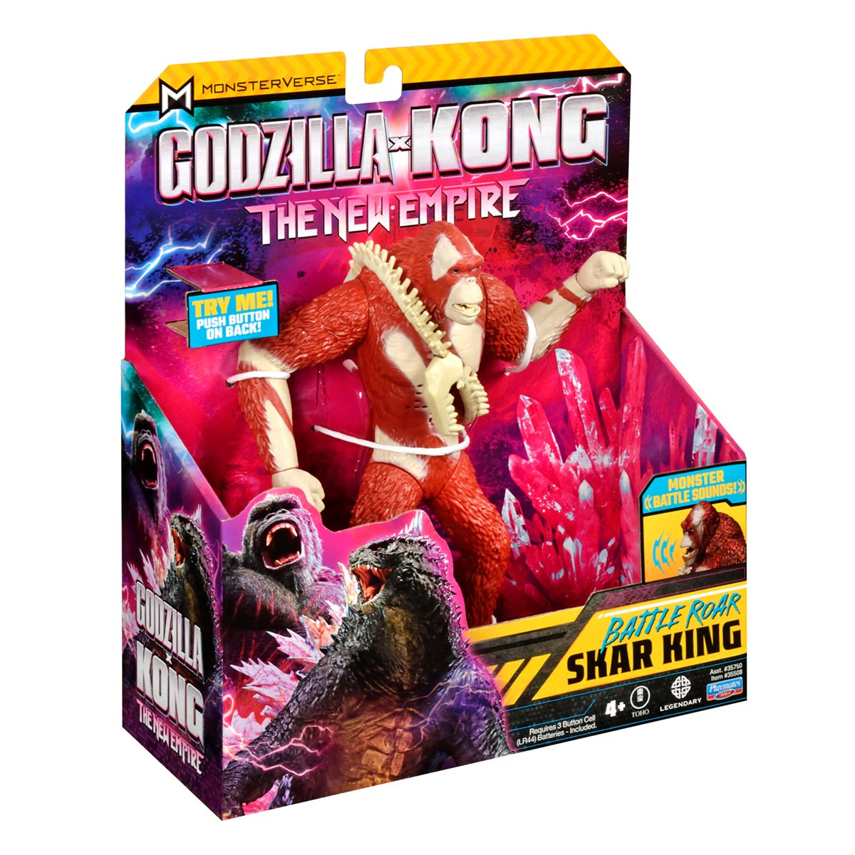Boneco Skar King De 17Cm Com Som - Godzilla Vs Kong Boneco Skar King De 17Cm Com Som - Godzilla Vs Kong