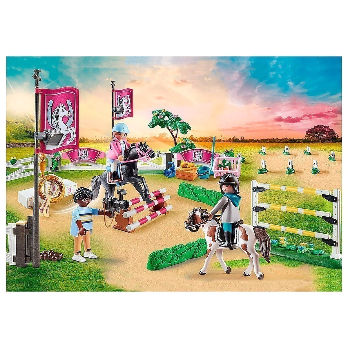 Playmobil - Toneio De Equitação - Country - 70996