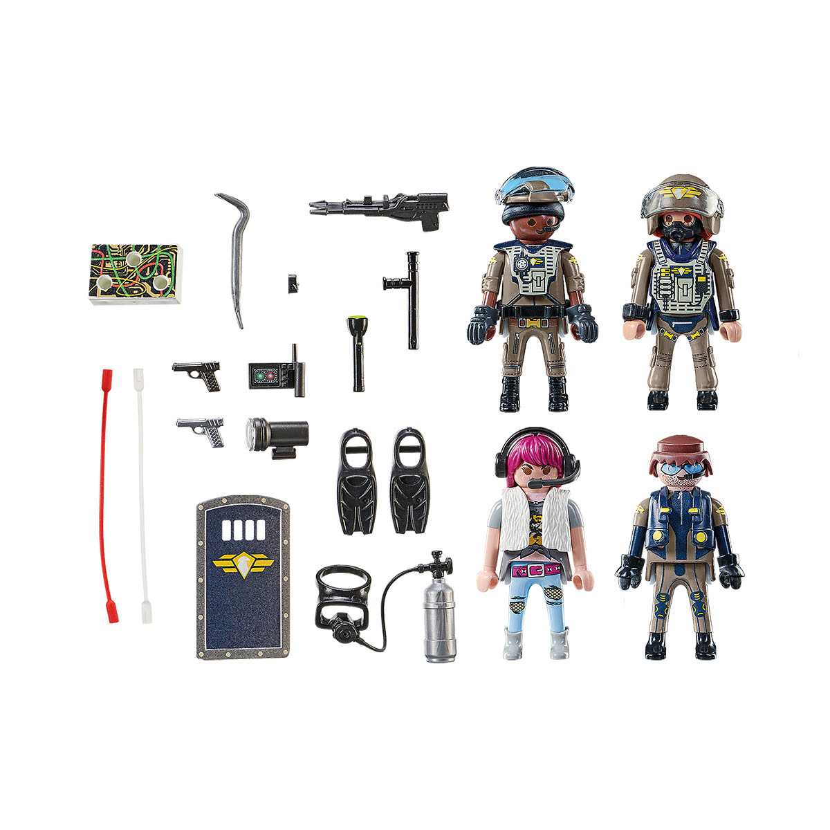 Unidade Tática Set de Figuras - Playmobil City Action 71146