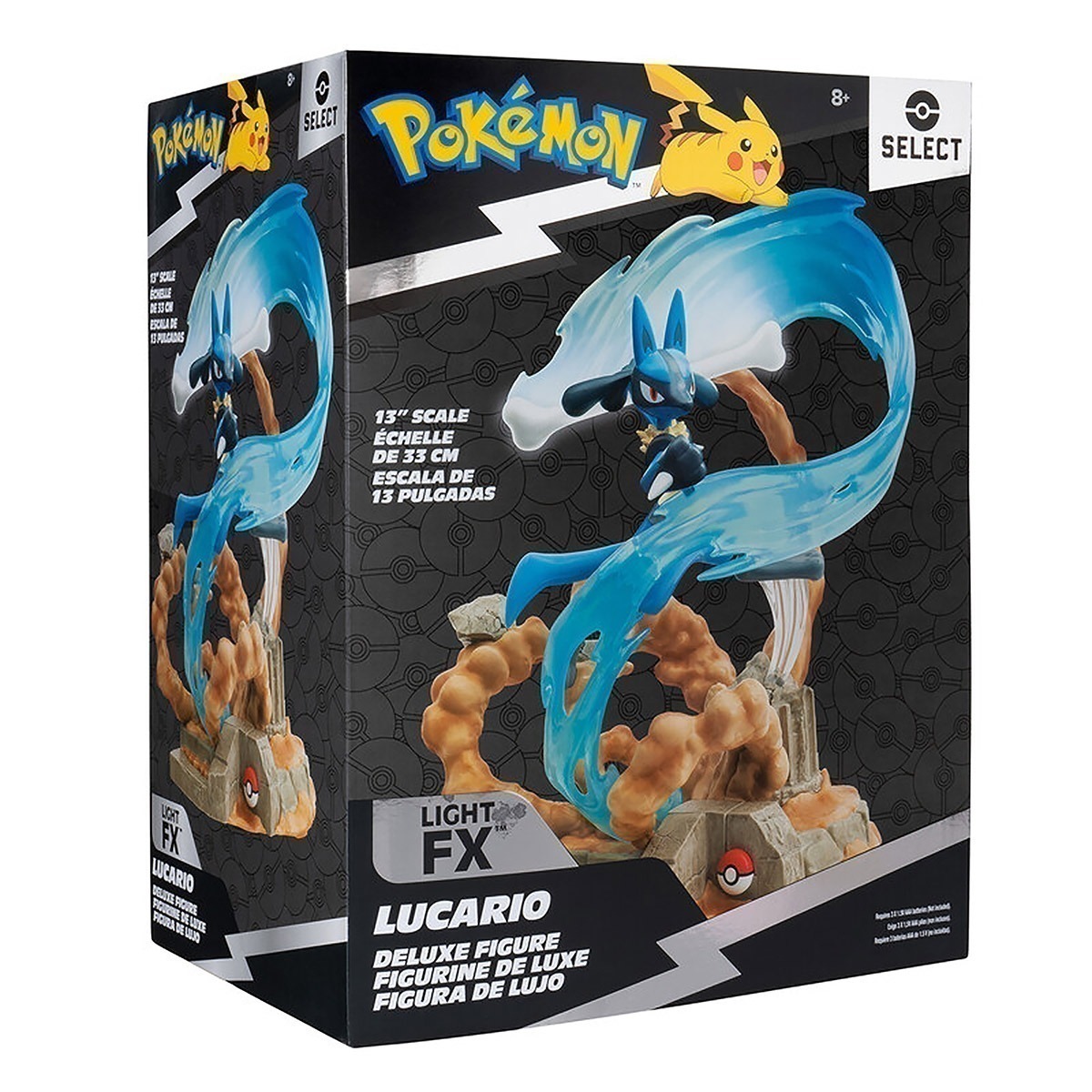Pokemon - Figura De Luxo Do Lucario De 33Cm