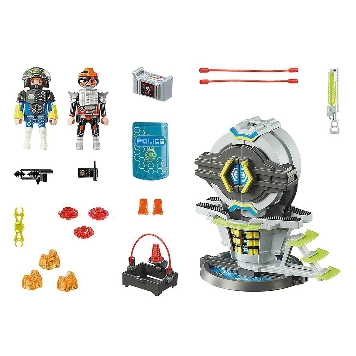 Playmobil - Caixa Forte Com Código Secreto - Galaxy Police - 70022