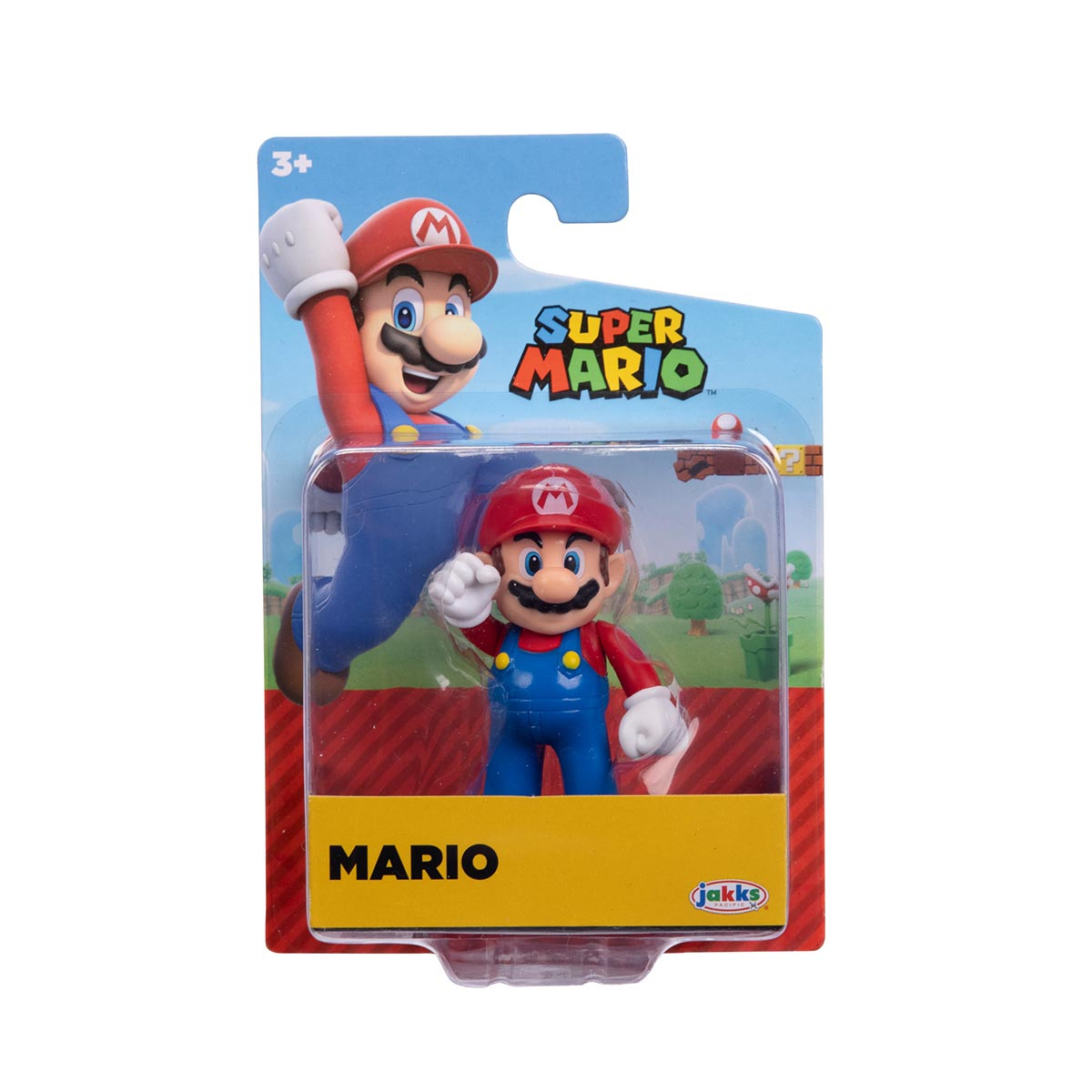 Boneco Articulado Mario de Fogo de 6cm - Super Mario