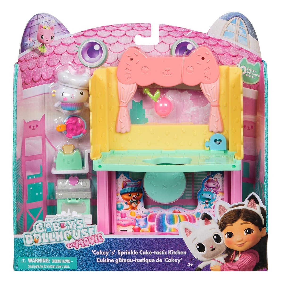 Playset Spa com Cakey Cat - Gabbys Dollhouse