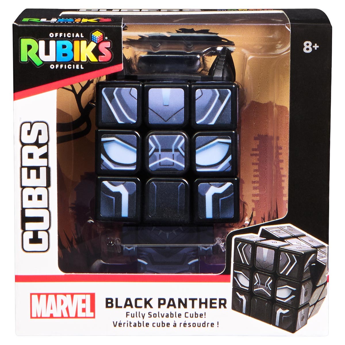 Rubiks - Cubo Heroi Marvel Pantera Negra - Sunny Rubiks - Cubo Heroi Marvel Pantera Negra - Sunny