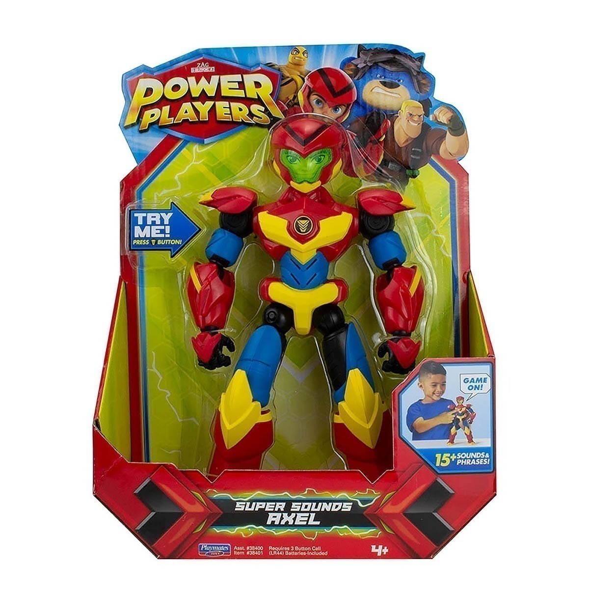 Power Players - Figura Articulada 25 Cm - Axel - Sunny Power Players - Figura Articulada 25 Cm - Axel - Sunny