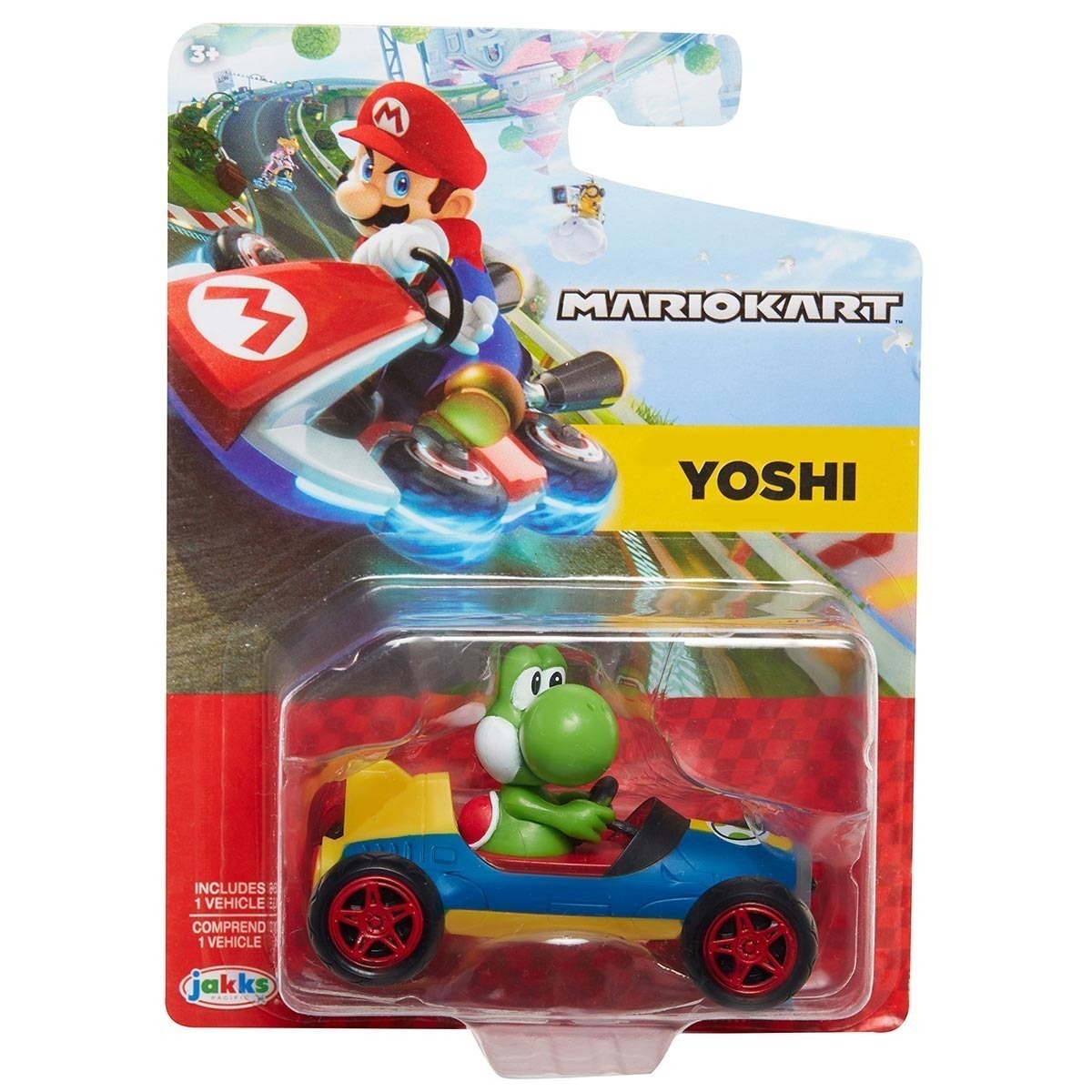 Carrinho do Yoshi de 4cm - Mariokart