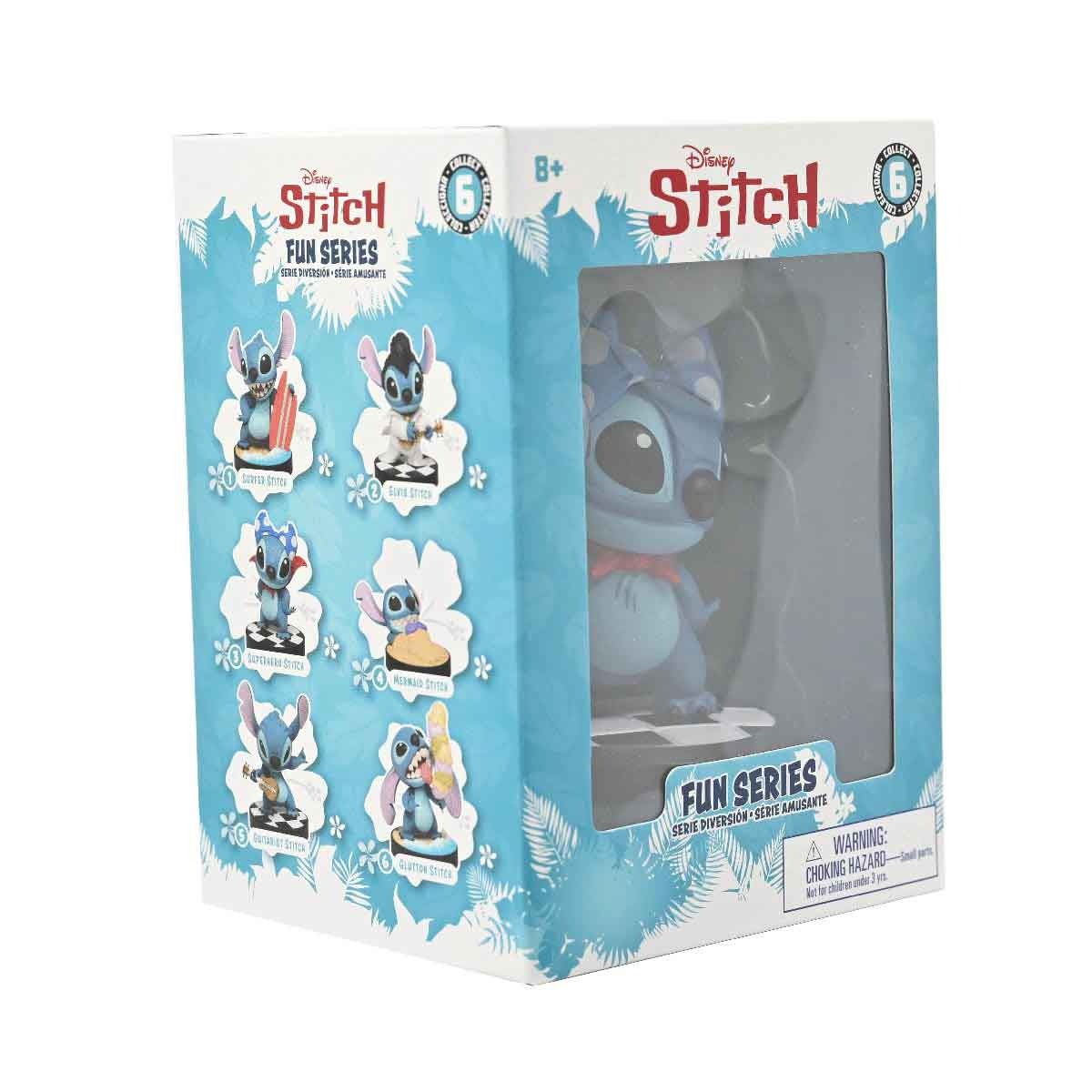 Boneco Stitch Super Herói De 7Cm - Yume Hero Box