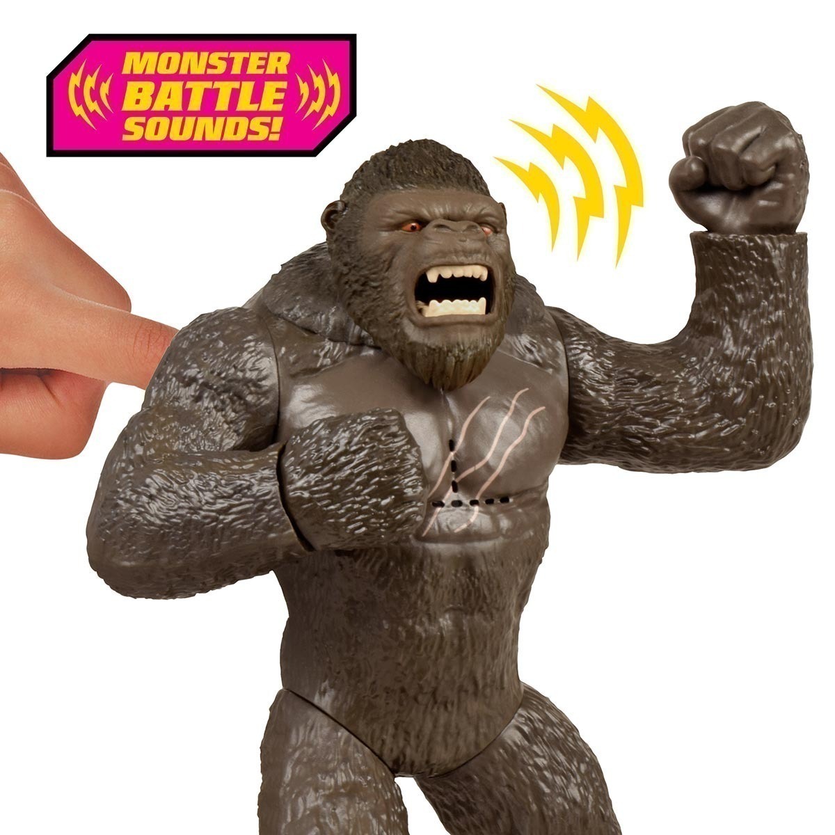 Boneco Kong De 17Cm Com Som - Godzilla Vs Kong Boneco Kong De 17Cm Com Som - Godzilla Vs Kong