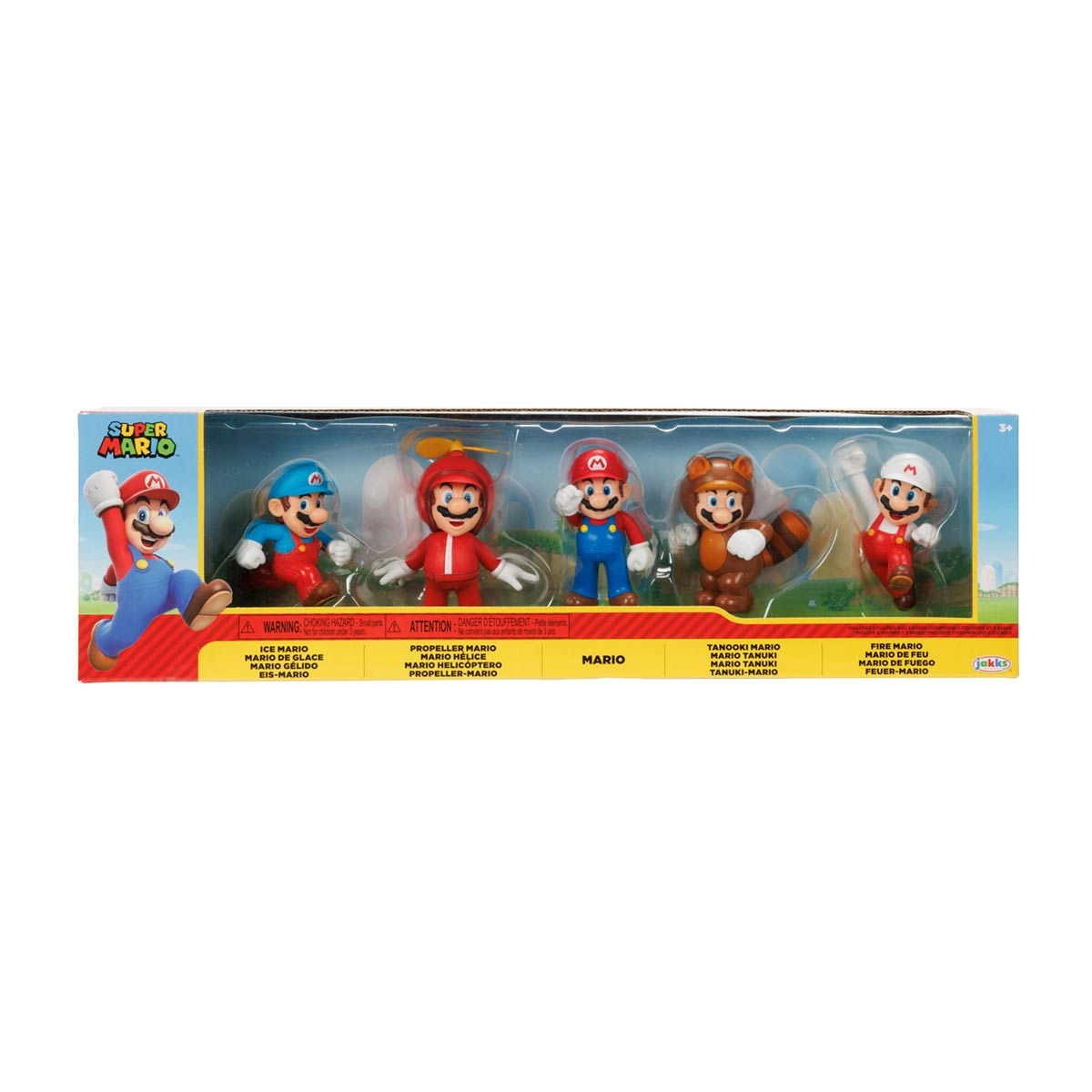 5 Bonecos Coleção Transformações Do Mario - Super Mario 5 Bonecos Coleção Transformações Do Mario - Super Mario