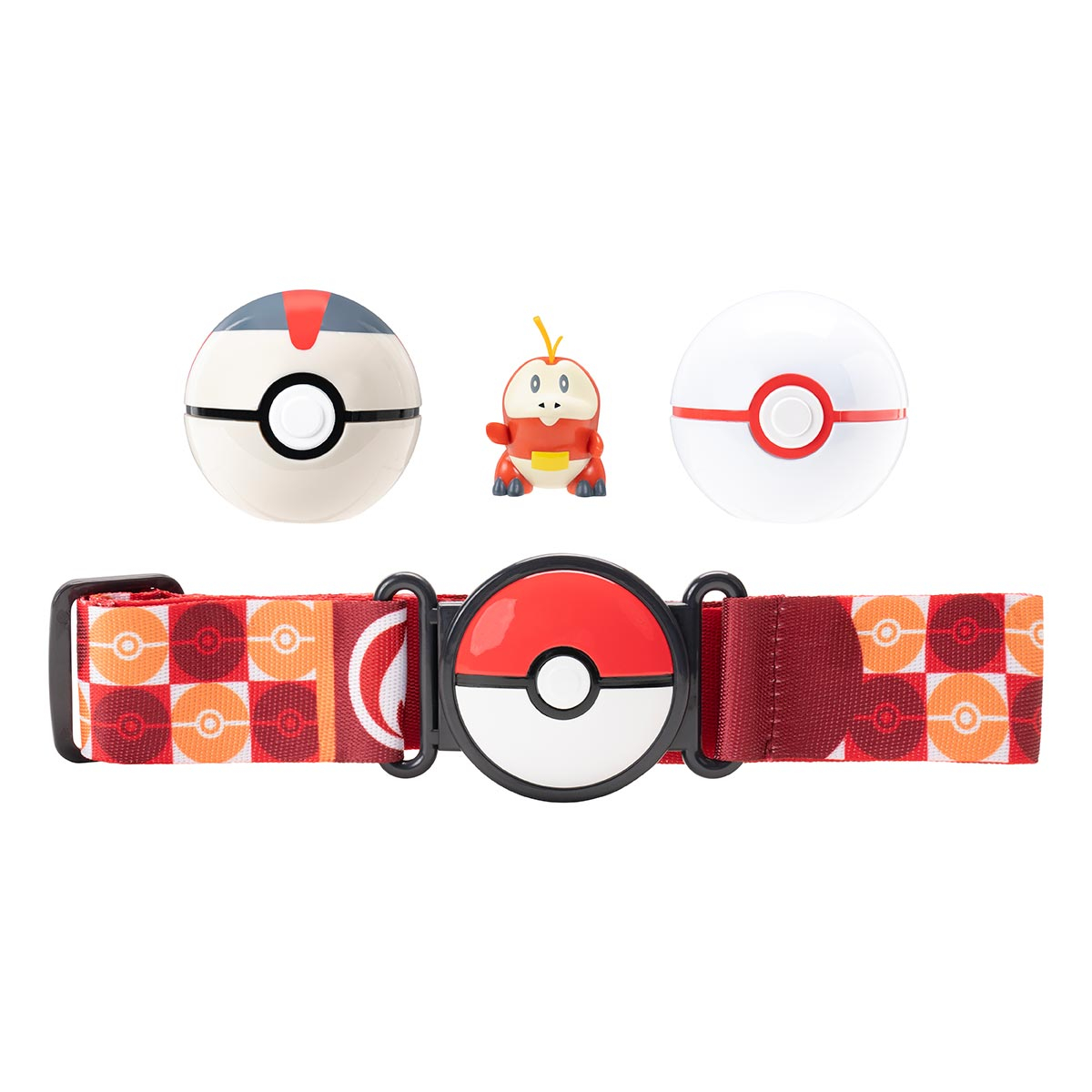Cinto Com Boneco Fuecoco E 2 Pokébolas - Pokémon