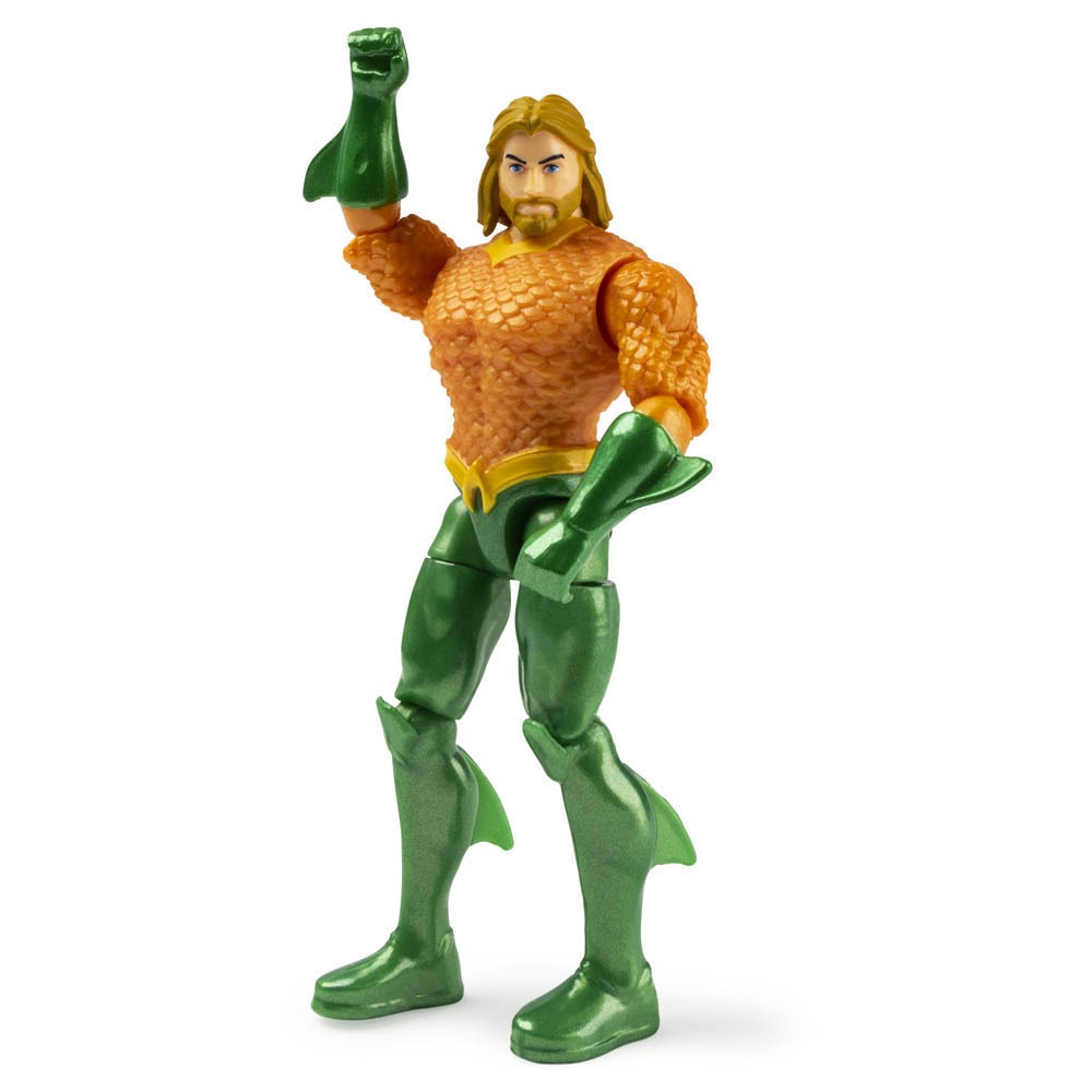 Dc - Figuras 10 Cm Com Vilão Aquaman / Black Manta