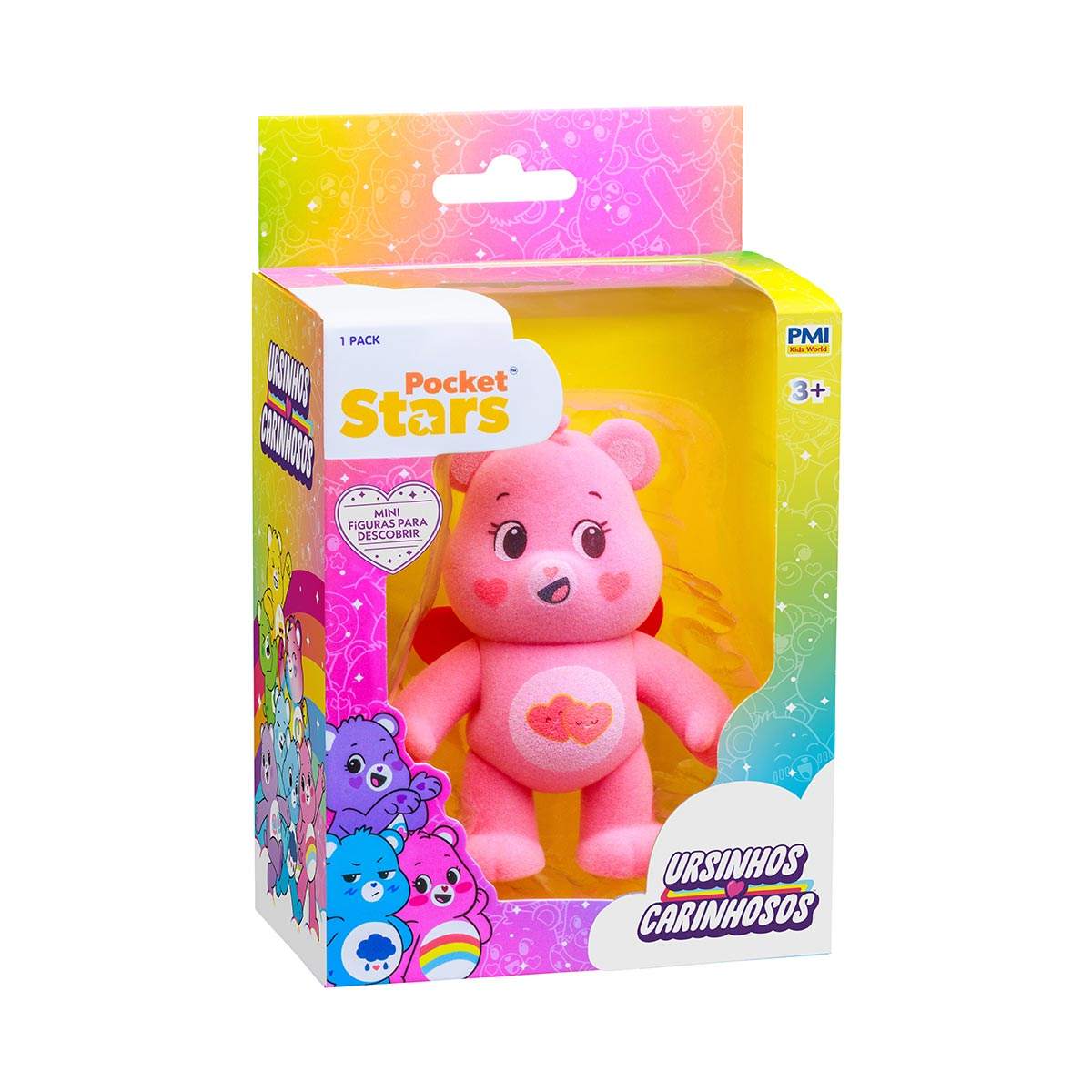 Boneco Ursinho Amorosa de 10cm - Ursinhos Carinhosos