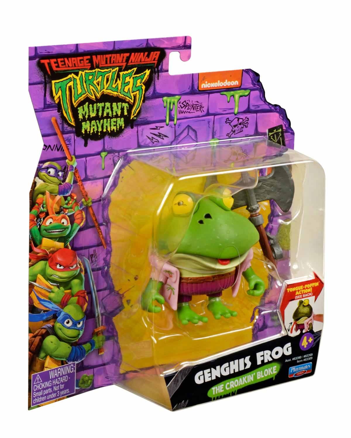 Boneca Genghis Frog De 7Cm Do Filme - As Tartarugas Ninja Boneca Genghis Frog De 7Cm Do Filme - As Tartarugas Ninja