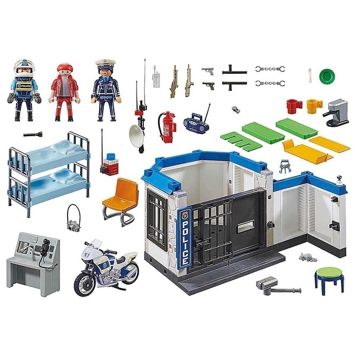 Playmobil - Fuga Da Prisão - City Action - 70568