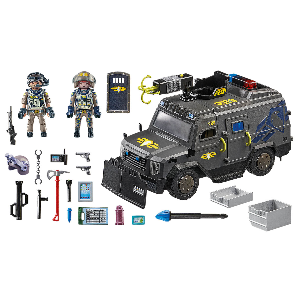 Unidade Tática Veículo Multiterreno SWAT - Playmobil City Action 71144