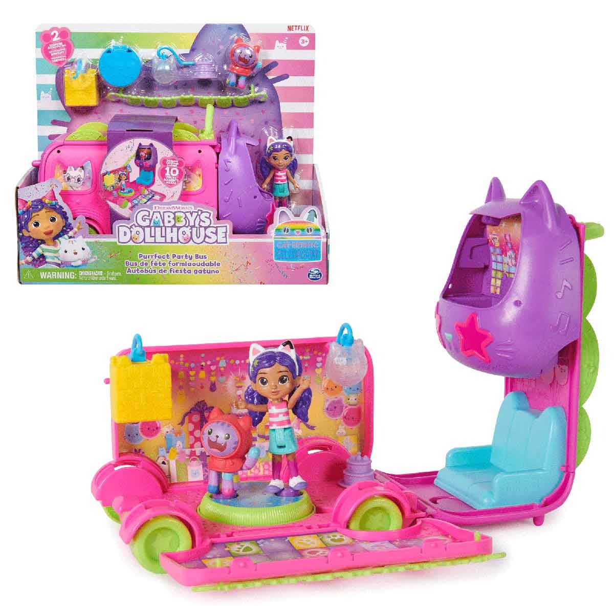 Playset Festa No Onibus Da Gabby - Gabbys Dollhouse