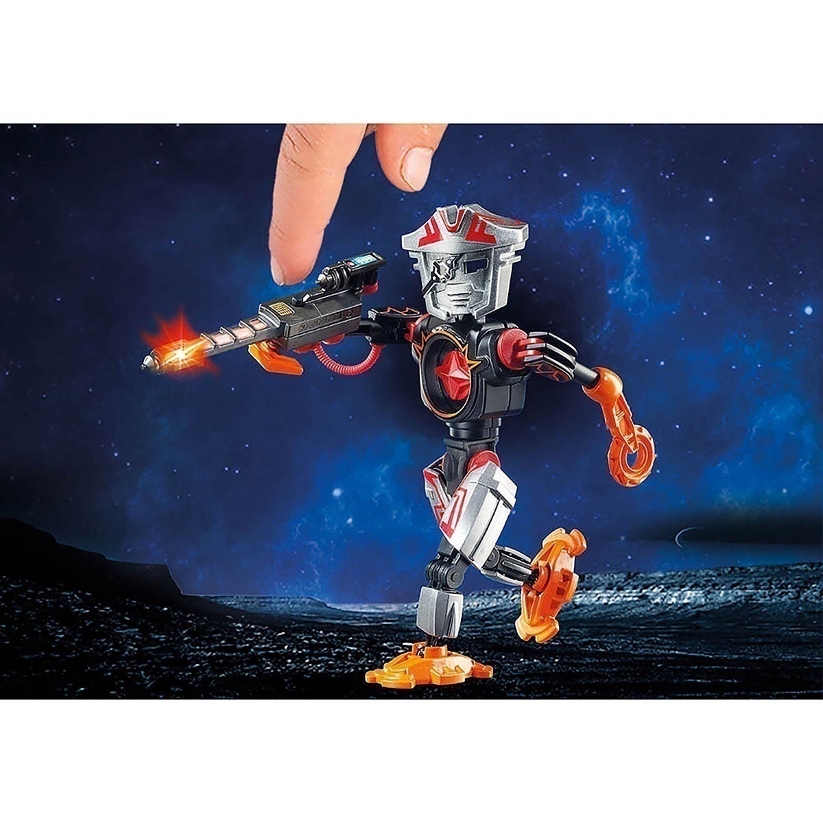 Playmobil - Pirata Galáctico E Robô - Galaxy Police - 70024