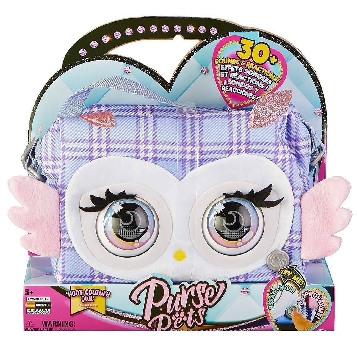 Purse Pets - Bolsa Interativa - Hoot Couture Owl Purse Pets - Bolsa Interativa - Hoot Couture Owl