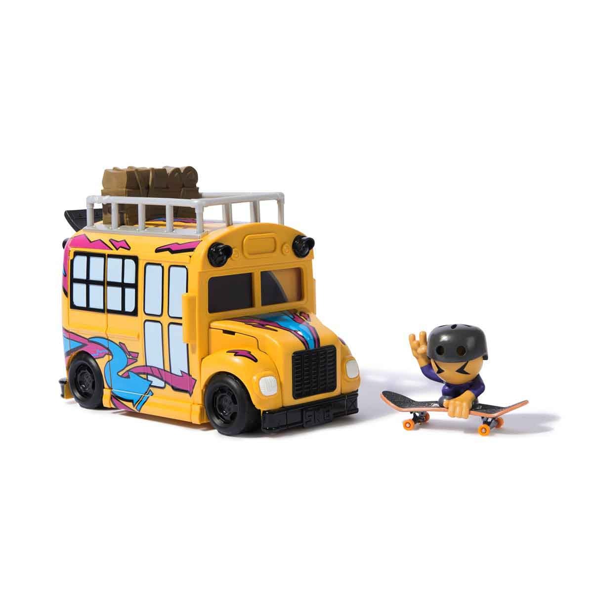 Playset Ônibus Radical Com Boneco Sk8 Crew - Tech Deck