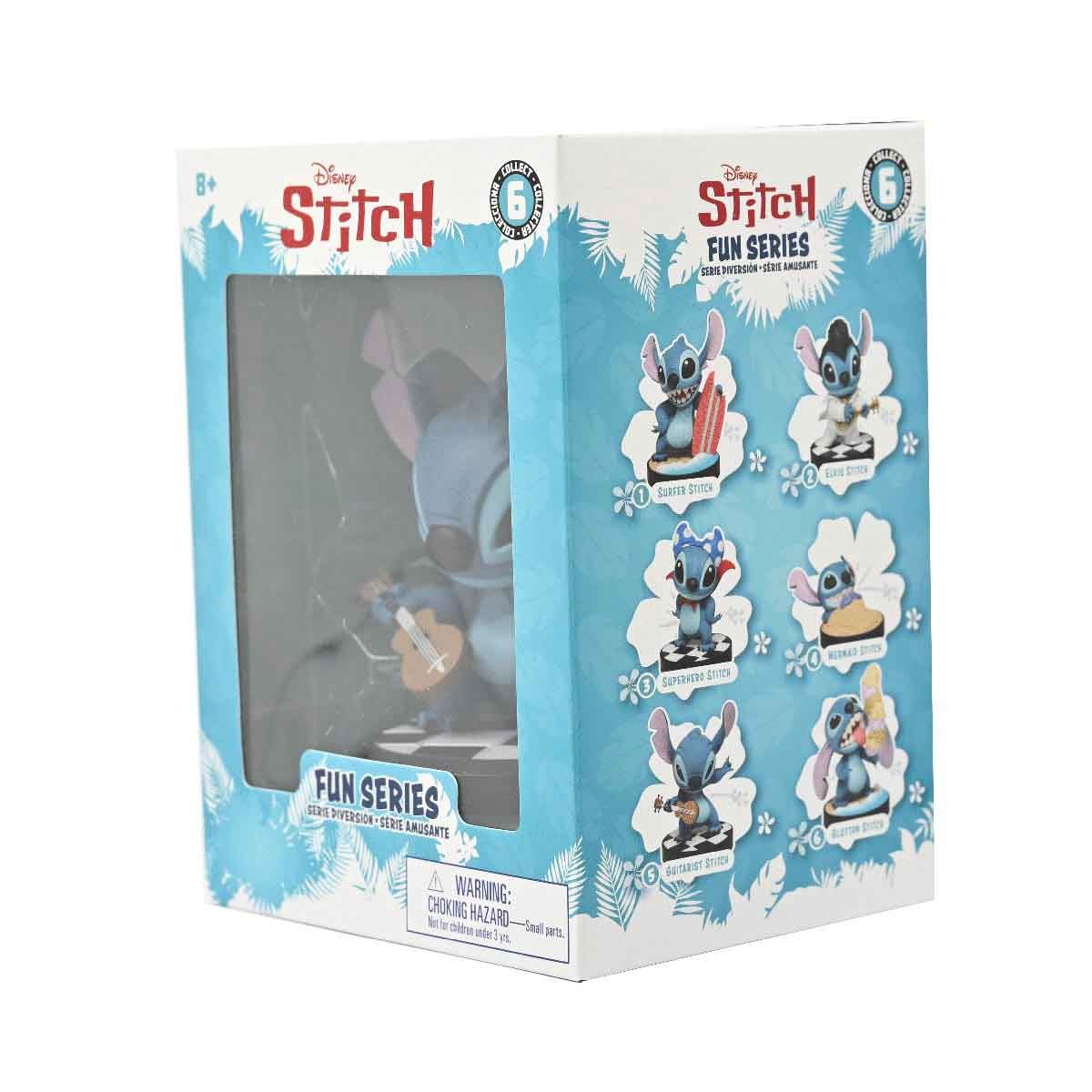 Boneco Stitch Guitarrista De 8Cm - Yume Hero Box Boneco Stitch Guitarrista De 8Cm - Yume Hero Box