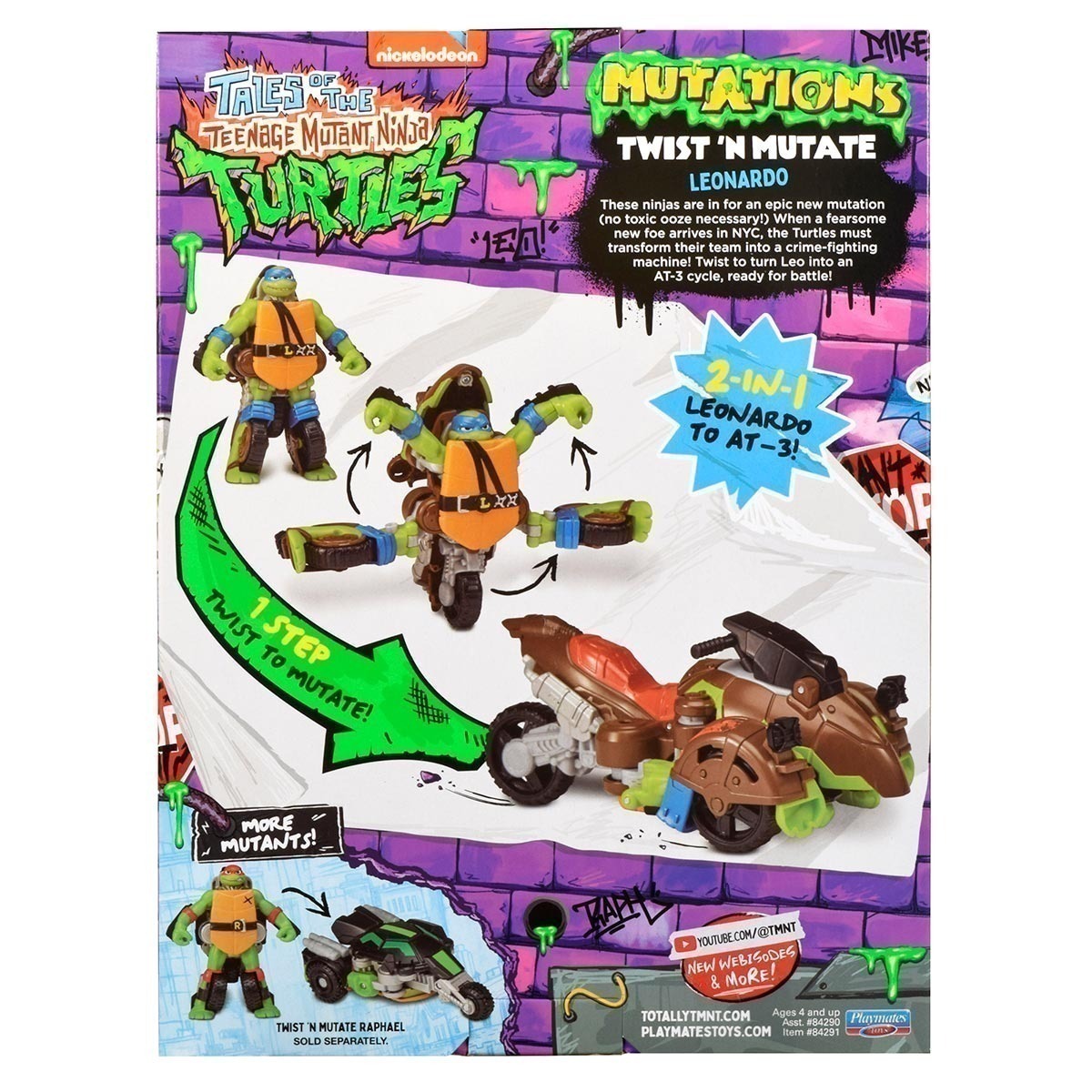 Moto Mutante Transformadora Do Leo - As Tartarugas Ninja