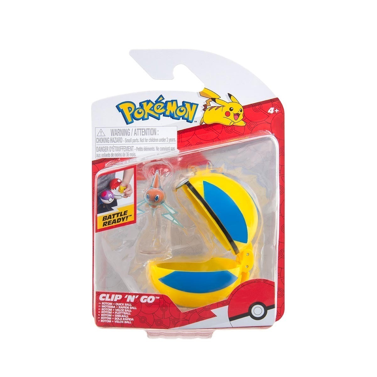 Boneco Rotom Com Quick Ball - Pokémon Boneco Rotom Com Quick Ball - Pokémon