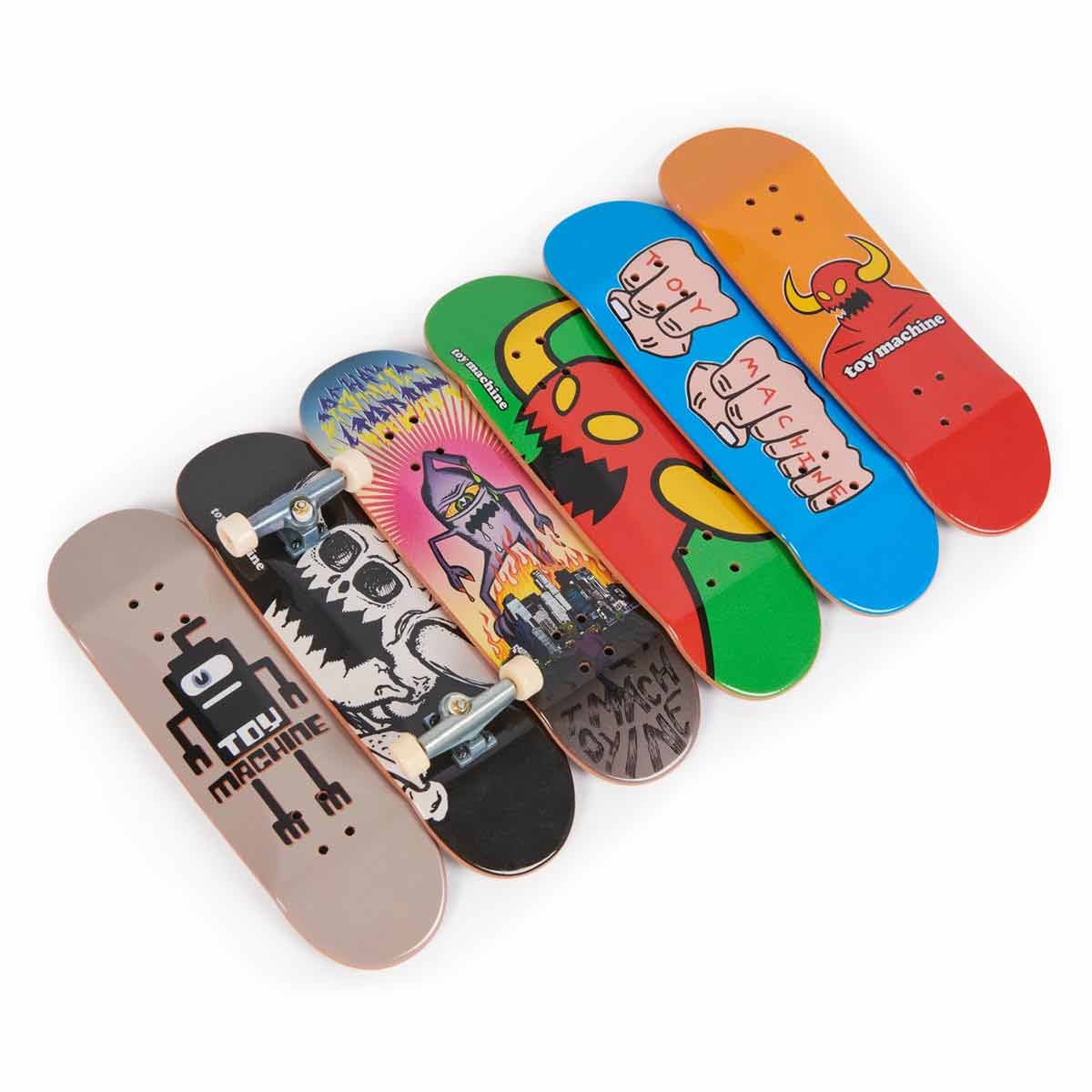 Kit 3 Skate De Dedo E Acessórios Toy Machine - Tech Deck