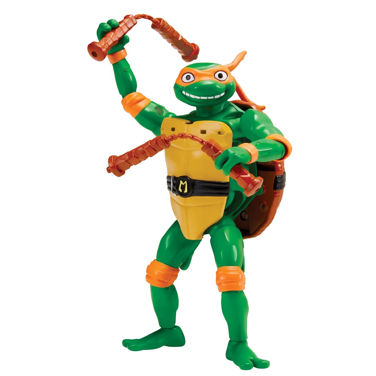 As Tartarugas Ninja - Boneco Michelangelo (Pet to Ninja) De 14Cm