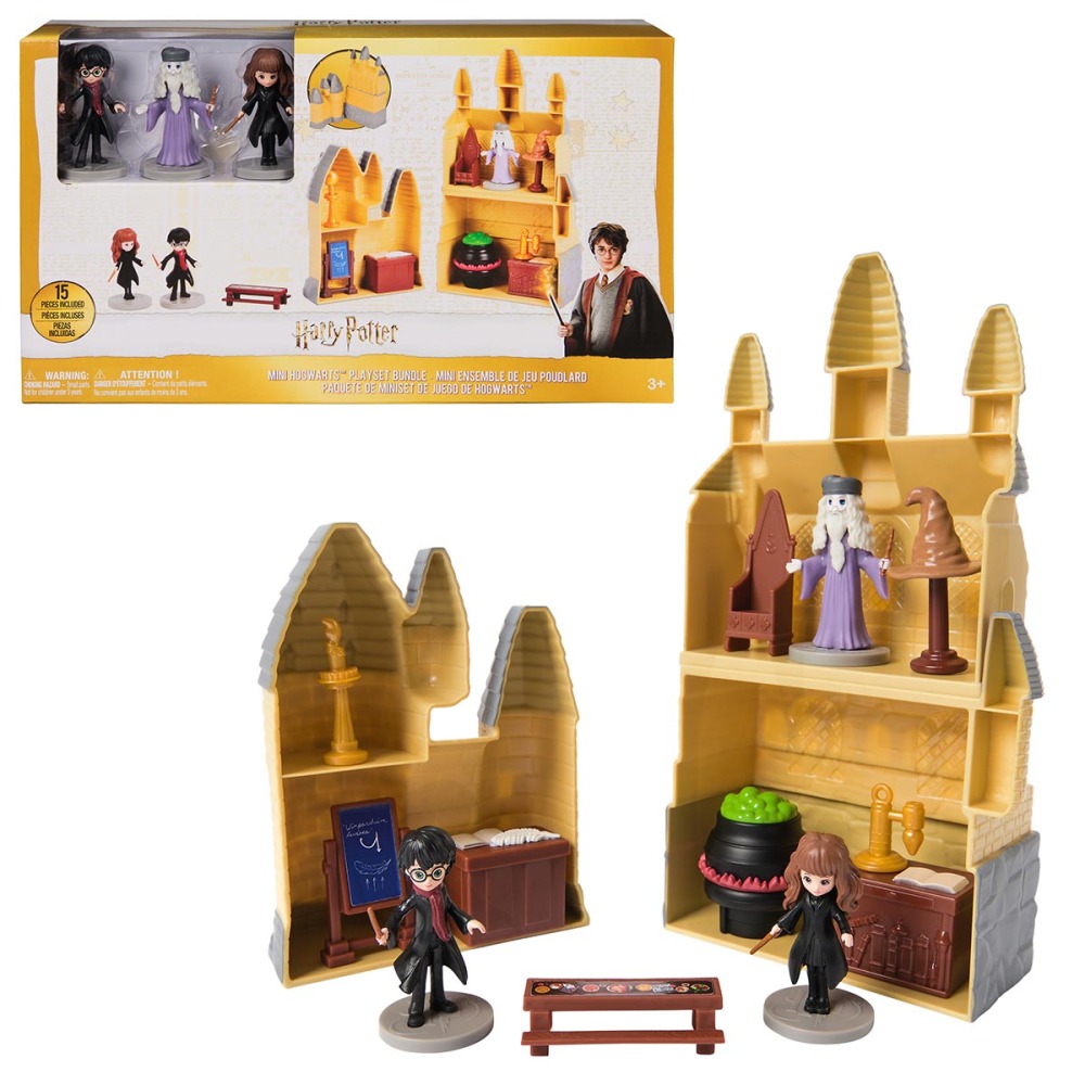 Harry Potter - Mini Playsets Hogwarts Conjunto Completo Harry Potter - Mini Playsets Hogwarts Conjunto Completo