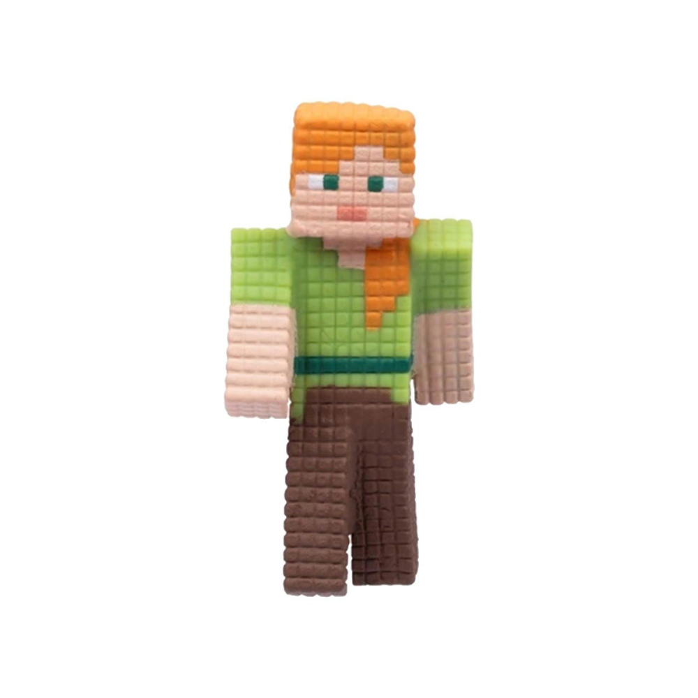 Mini Boneca Elástica da Alex - Goo Jit Zu Minecraft Mini Boneca Elástica da Alex - Goo Jit Zu Minecraft