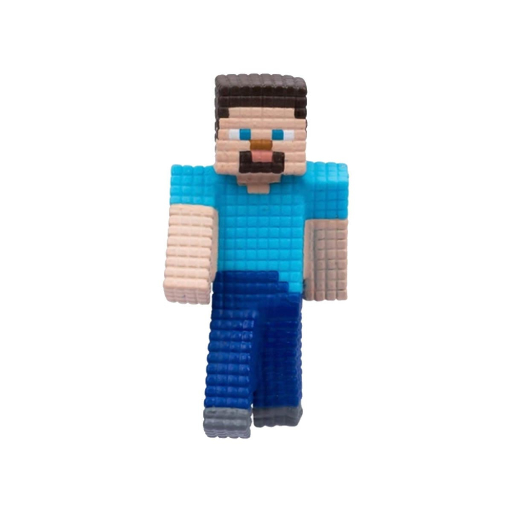 Mini Boneco Elástico do Steve - Goo Jit Zu Minecraft Mini Boneco Elástico do Steve - Goo Jit Zu Minecraft