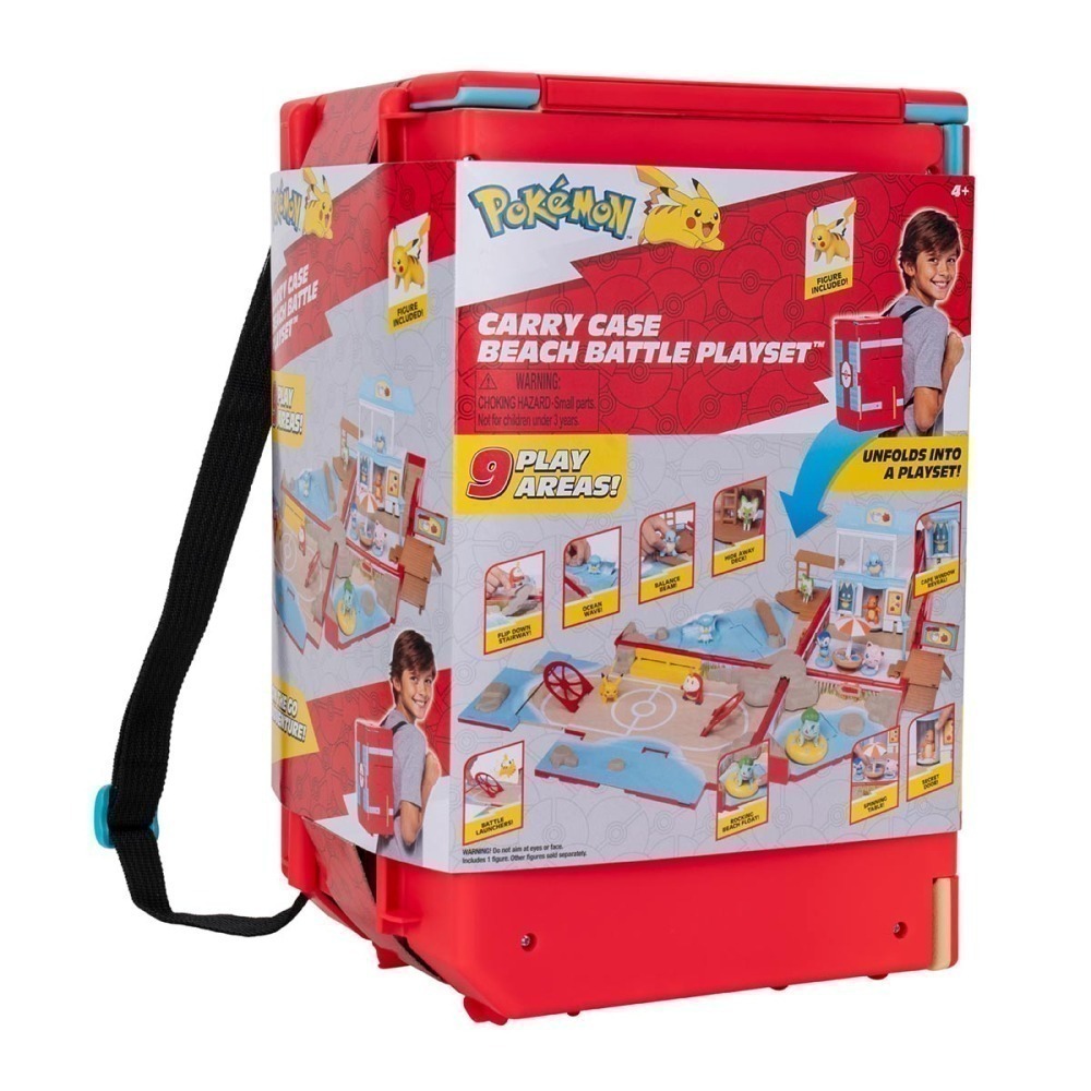Mochila Playset Batalha De Praia - Pokémon Mochila Playset Batalha De Praia - Pokémon