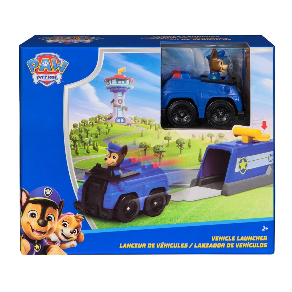 Patrulha Canina - Mini Playset Lancador De Veiculo Chase
