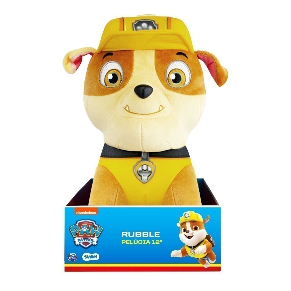 Patrulha Canina - Pelúcia De 30Cm - Rubble Patrulha Canina - Pelúcia De 30Cm - Rubble