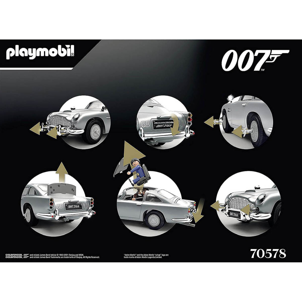 Playmobil - James Bond Db5 Goldfinger Edition - Aston Martin - 70578