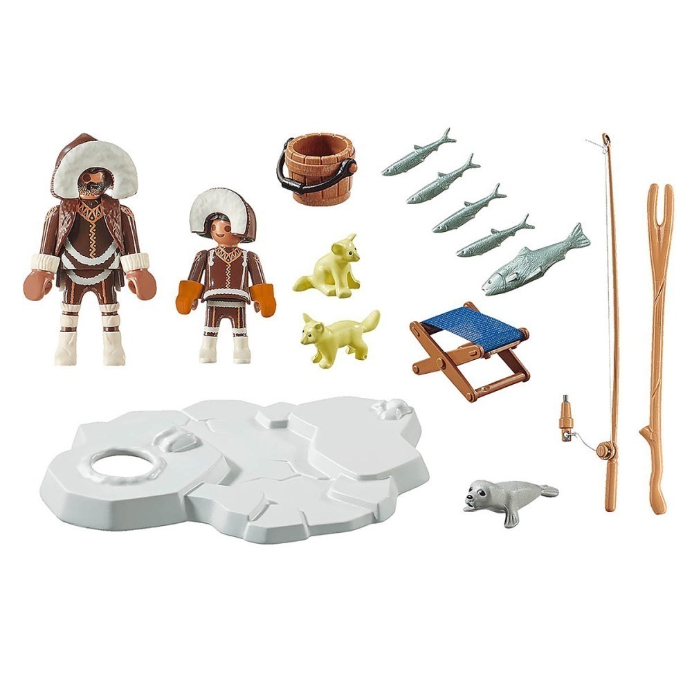 Playmobil - Pescador No Gelo - Family Fun - 70606