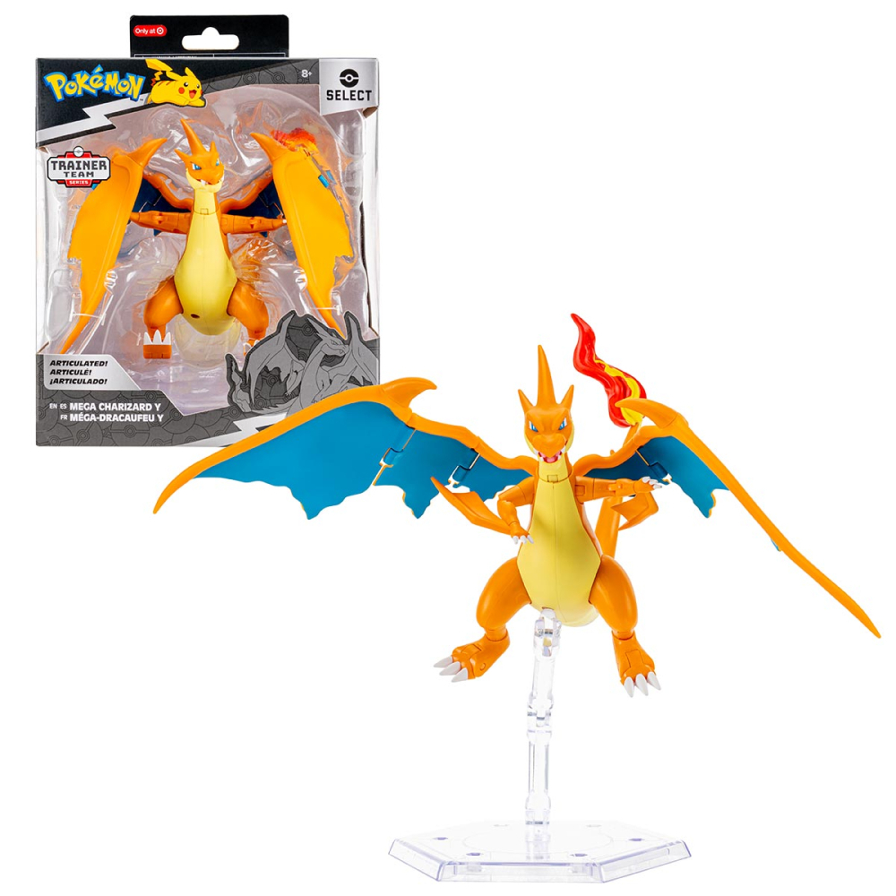Pokemon - Boneco Articulada Mega Charizard Y 15cm