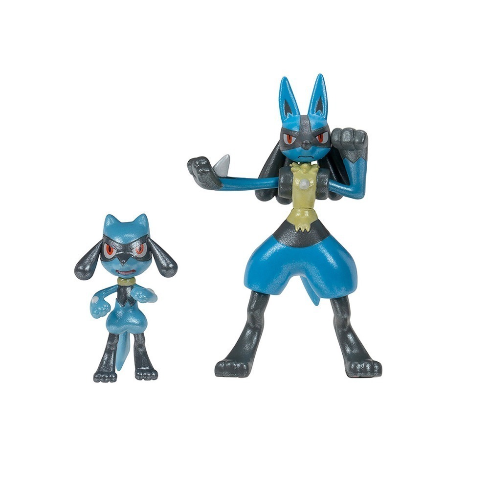 Pokemon - Multipack De Evolução - Figuras Riolu E Lucario