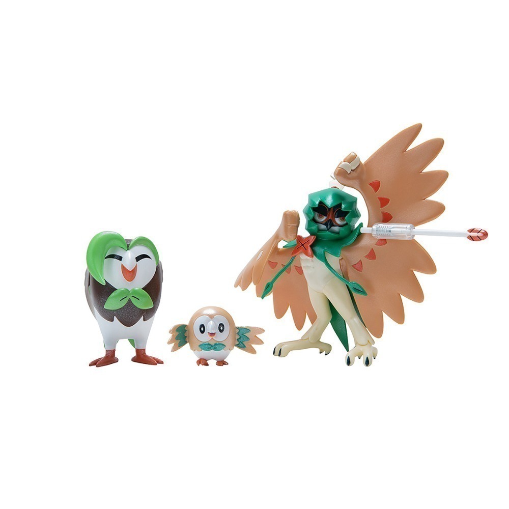 Pokemon - Pack De Evolução - Rowlet, Dartrix E Decidueye