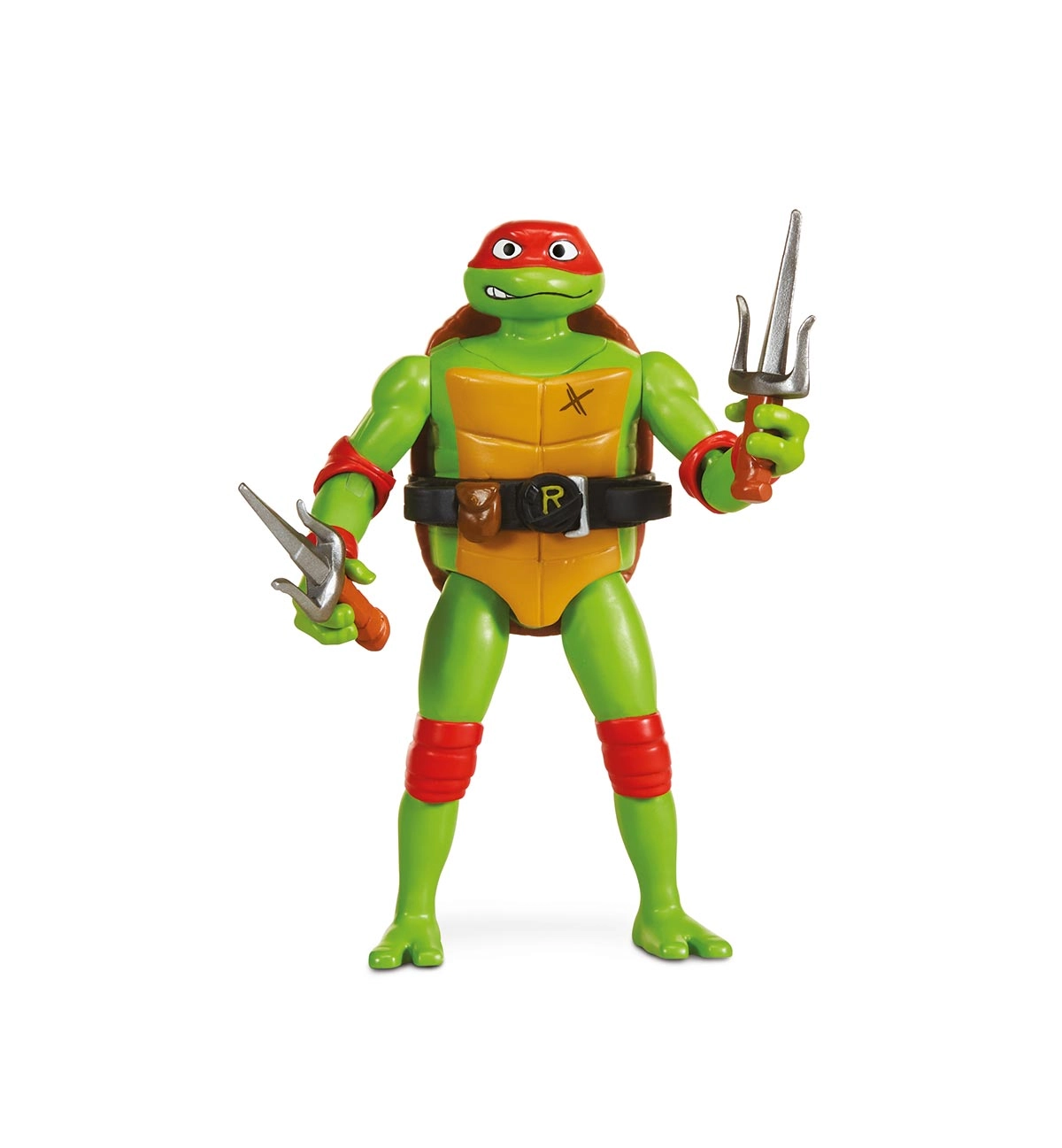 Boneco Raphael de 10cm Cabeca Retratil - As Tartarugas Ninja