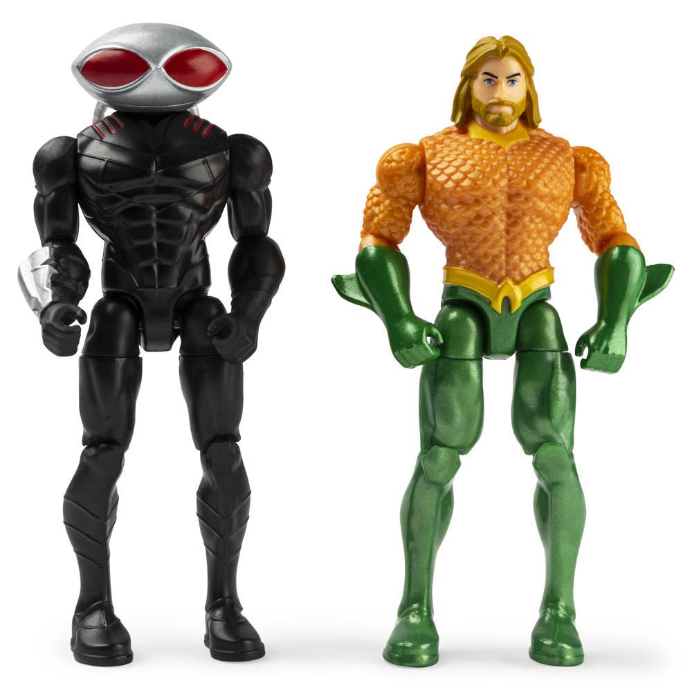 Dc - Figuras 10 Cm Com Vilão Aquaman / Black Manta