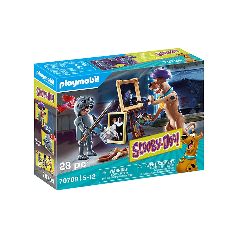 Playmobil - Aventura Com O Cavaleiro Negro - Scooby-Doo! - 70709 Playmobil - Aventura Com O Cavaleiro Negro - Scooby-Doo! - 70709
