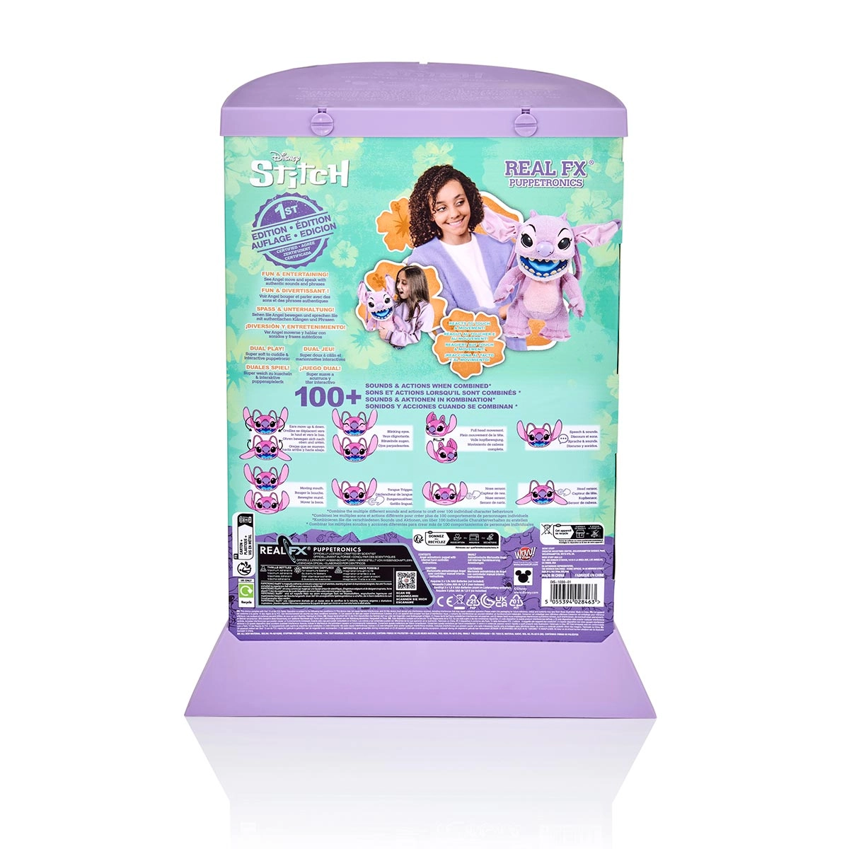 Angel Robô (Fantoche) Interativo com Sons - Stitch Wow