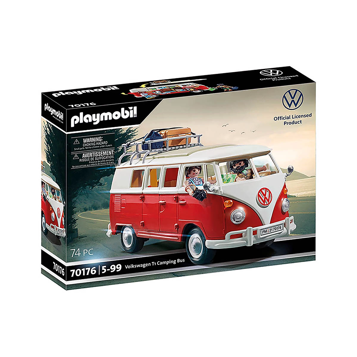 Playmobil - Kombi Com Bagageiro - Volkswagen - 70176 Playmobil - Kombi Com Bagageiro - Volkswagen - 70176